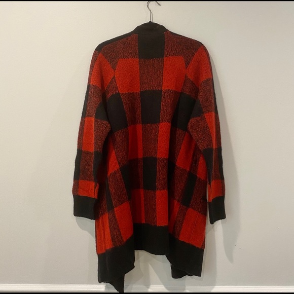 Lucky Brand Buffalo Plaid Cardigan - Picture 4 of 8